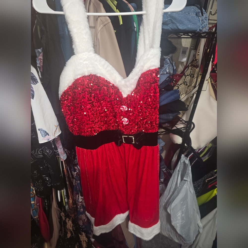 NWT NOBO SANTA CLAUS MINI DRESS 2x - Picture 3 of 7